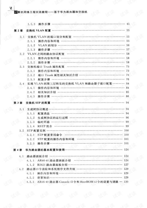 計算機網絡工程實踐指南 基于華為路由與交換平臺